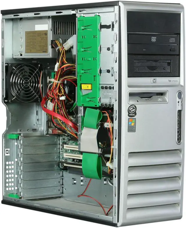 Alt view image 7 of 9 - HP Compaq Desktop PC D530 2.60GHz 512MB DDR2 40GB HDD Intel GMA 950 Windows XP Professional