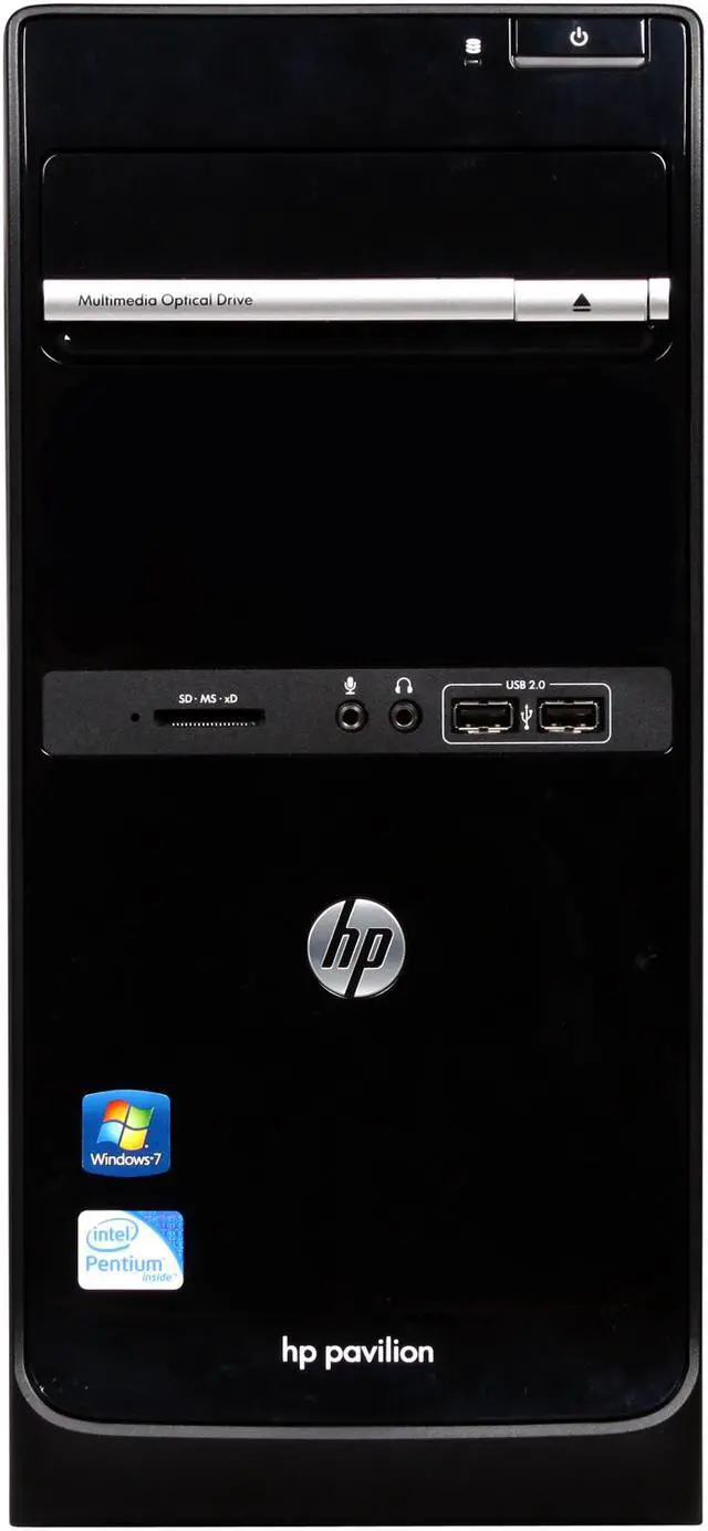 Alt view image 2 of 9 - HP Desktop PC Pavilion p6-2016 (QU168AAR#ABA) Intel Pentium G620 6GB DDR3 1TB HDD Intel HD Graphics Windows 7 Home Premium 64-Bit