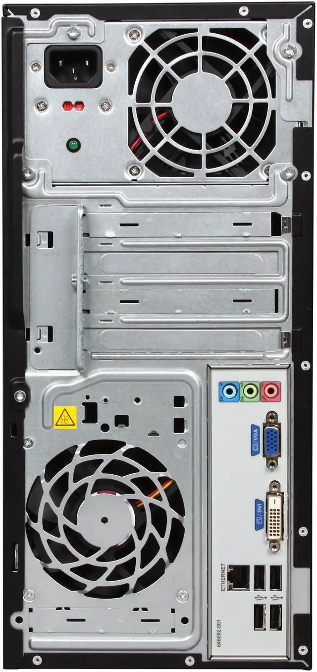 Alt view image 8 of 9 - HP Desktop PC Pavilion p6-2016 (QU168AAR#ABA) Intel Pentium G620 6GB DDR3 1TB HDD Intel HD Graphics Windows 7 Home Premium 64-Bit