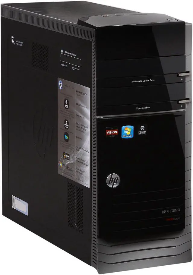 Alt view image 3 of 10 - HP Desktop PC Pavilion HPE Phoenix HPE h9-1130 (QW789AA#ABA) AMD FX-Series FX-8120 8GB DDR3 2TB HDD AMD Radeon HD 7670 1GB GDDR5 Windows 7 Home Premium 64-Bit
