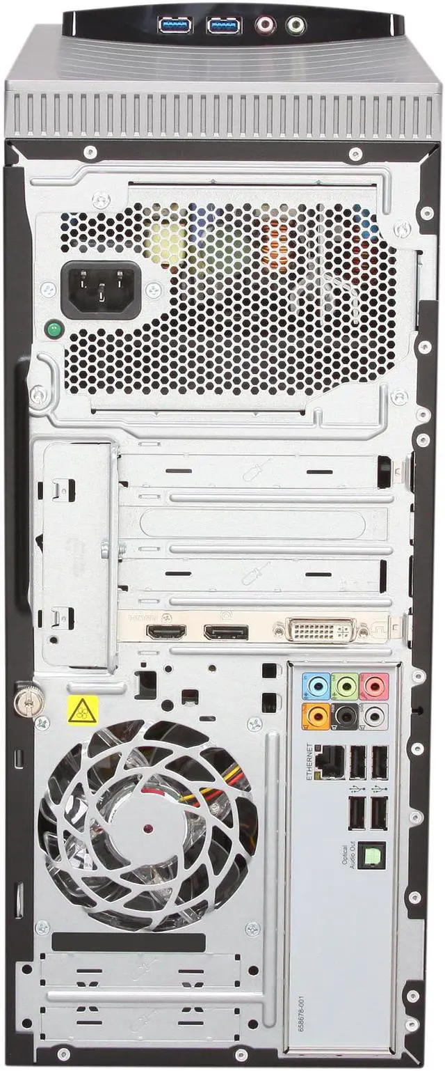 Alt view image 9 of 10 - HP Desktop PC Pavilion HPE Phoenix HPE h9-1130 (QW789AA#ABA) AMD FX-Series FX-8120 8GB DDR3 2TB HDD AMD Radeon HD 7670 1GB GDDR5 Windows 7 Home Premium 64-Bit