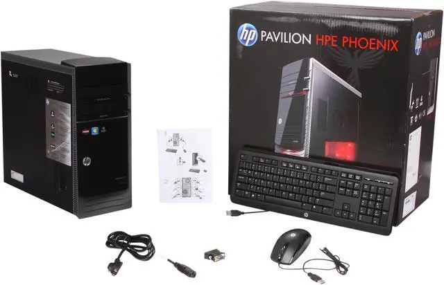 Alt view image 10 of 10 - HP Desktop PC Pavilion HPE Phoenix HPE h9-1130 (QW789AA#ABA) AMD FX-Series FX-8120 8GB DDR3 2TB HDD AMD Radeon HD 7670 1GB GDDR5 Windows 7 Home Premium 64-Bit