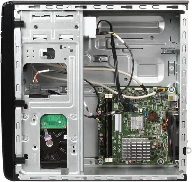 Alt view image 6 of 14 - HP Desktop PC Pavilion p2-1113w (QW726AAR#ABA) AMD E-300 4GB DDR3 500GB HDD AMD Radeon HD 6310 Windows 7 Home Premium 64-Bit