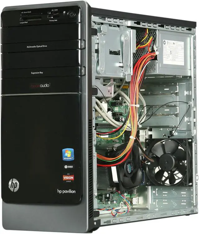 Alt view image 7 of 9 - HP Desktop PC Pavilion p7-1235 (H2M55AA#ABA) AMD A8-5500 8GB DDR3 1TB HDD AMD Radeon HD 7560D Windows 7 Home Premium 64-Bit