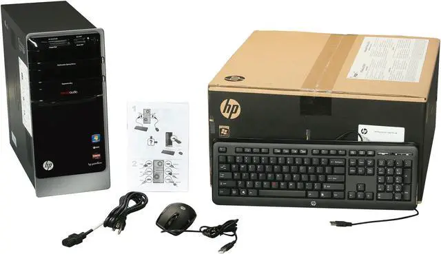 Alt view image 9 of 9 - HP Desktop PC Pavilion p7-1240 (H2L70AA#ABA) AMD A10-5700 10GB DDR3 1TB HDD AMD Radeon HD 7660D Windows 7 Home Premium 64-Bit