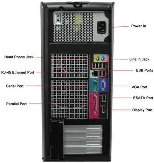 Alt view image 4 of 4 - DELL Desktop Computer 780 Intel Core 2 Duo E8400 8GB DDR3 1TB HDD Intel GMA 4500 Windows 7 Professional 64-bit
