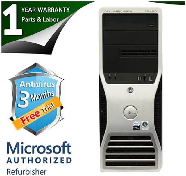 Alt view image 2 of 4 - DELL Desktop Computer T5400 Intel Xeon E5405 4GB DDR2 500GB HDD NVIDIA NVS 295 Windows 7 Professional 64-bit