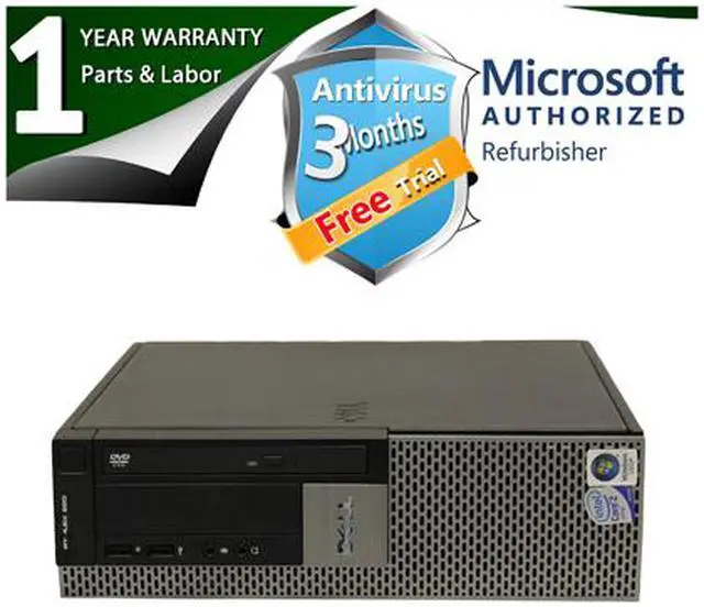 Alt view image 2 of 4 - DELL Desktop Computer OptiPlex 960 Intel Core 2 Duo E8400 4GB DDR2 1TB HDD Windows 7 Professional 64-bit