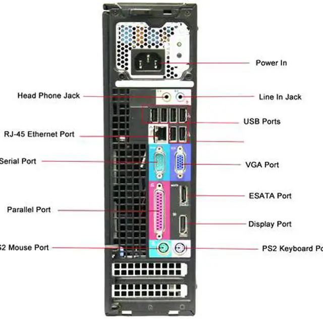Alt view image 4 of 4 - DELL Desktop Computer OptiPlex 960 Intel Core 2 Duo E8400 4GB DDR2 1TB HDD Windows 7 Professional 64-bit