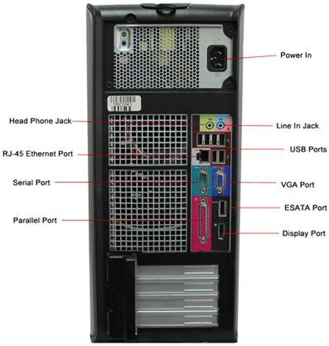 Alt view image 4 of 4 - DELL Desktop Computer 780 Intel Core 2 Quad Q8200 8GB DDR3 1TB HDD Intel GMA 4500 Windows 7 Professional 64-bit
