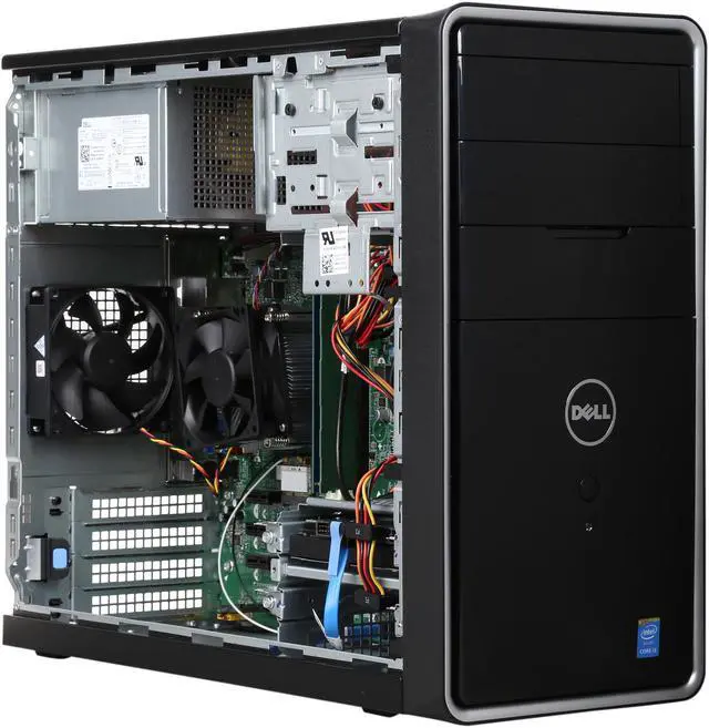 Alt view image 7 of 9 - DELL Desktop Computer i3847-2311BK Intel Core i5-4460 12GB DDR3 1TB HDD Intel HD Graphics 4600 Windows 10 Home