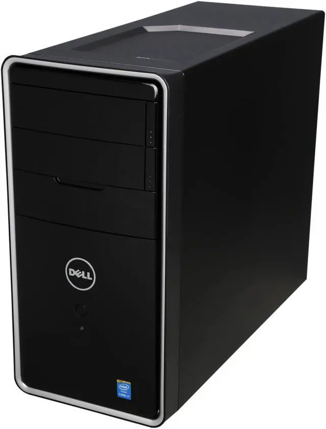 Alt view image 3 of 9 - DELL Desktop Computer i3847-8924BK Intel Core i7-4790 16GB DDR3 1TB HDD Intel HD Graphics 4600 Windows 8.1