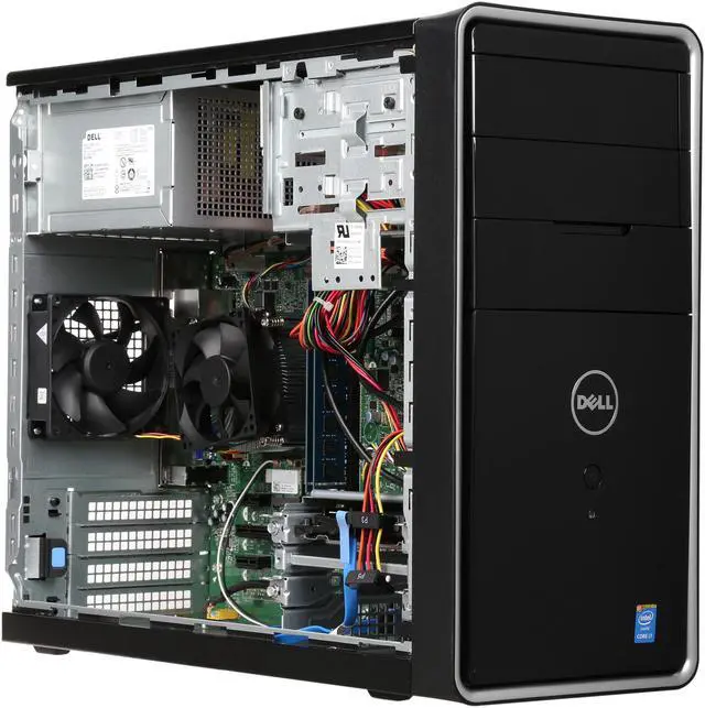 Alt view image 7 of 9 - DELL Desktop Computer i3847-8924BK Intel Core i7-4790 16GB DDR3 1TB HDD Intel HD Graphics 4600 Windows 8.1