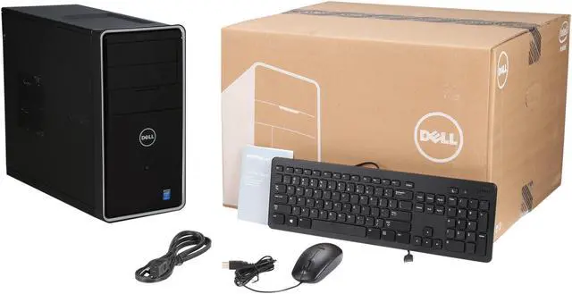 Alt view image 9 of 9 - DELL Desktop Computer i3847-8924BK Intel Core i7-4790 16GB DDR3 1TB HDD Intel HD Graphics 4600 Windows 8.1