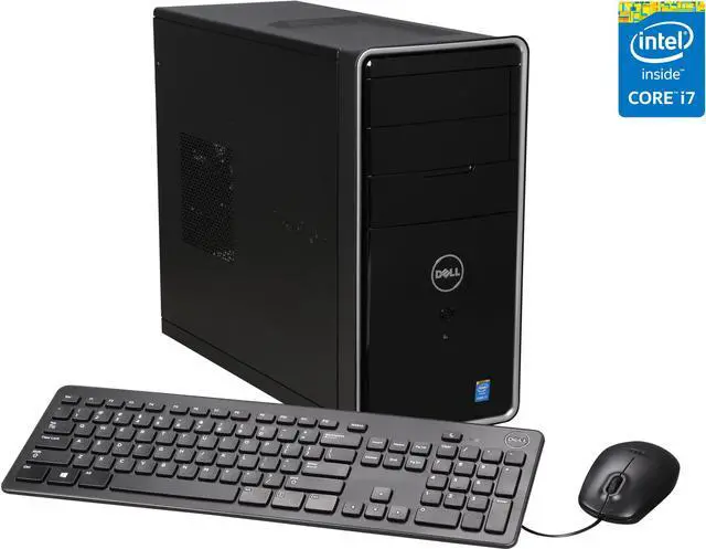 Main image of DELL Desktop Computer i3847-8924BK Intel Core i7-4790 16GB DDR3 1TB HDD Intel HD Graphics 4600 Windows 8.1