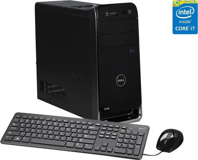 Main image of DELL Desktop Computer XPS X8700-2191BLK Intel Core i7 4790 (3.6GHz) 12GB DDR3 1TB HDD NVIDIA GeForce GTX 745 4GB Windows 8.1