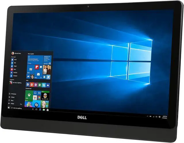 Alt view image 3 of 7 - DELL All-in-One Computer Inspiron i3455-10041BLK AMD A8-7410 8 GB DDR3L 1TB HDD 23.8" Touchscreen Windows 10 Home 64-Bit