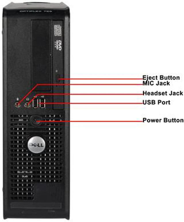Alt view image 3 of 4 - DELL Desktop Computer 755 Intel Core 2 Duo E7600 4GB DDR2 160GB HDD Windows 7 Professional 64-bit