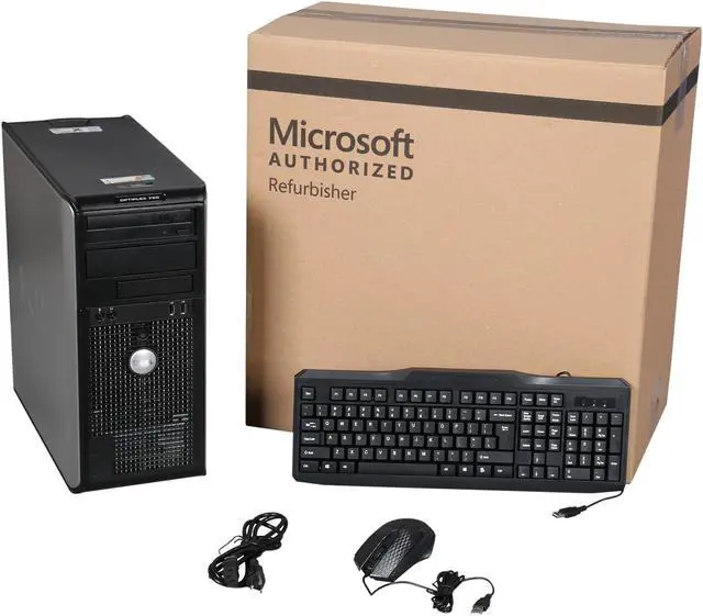 Alt view image 9 of 9 - DELL Desktop Computer OptiPlex 760 Core 2 Duo 3.0 GHz 4 GB 1 TB HDD Windows 7 Professional 64-Bit (Microsoft Authorized Refurbish)