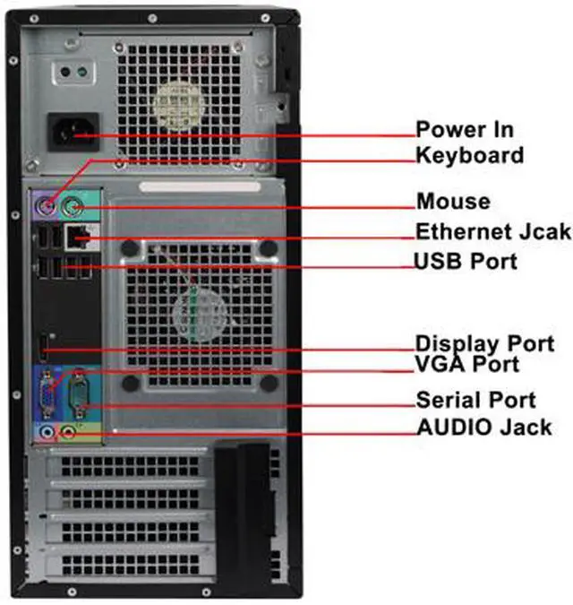 Alt view image 4 of 4 - DELL Desktop PC 990 Intel Core i5-2400 8GB DDR3 320GB HDD Intel HD Graphics 2000 Windows 7 Professional 64-bit