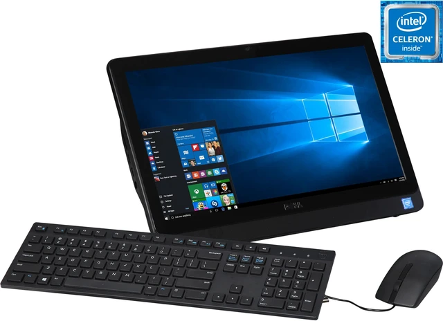Main image of DELL All-in-One Computer Inspiron i3052-1020BLK Celeron N3150 (1.60 GHz) 2 GB DDR3 32 GB SSD Intel HD Graphics 19.5" 1600 x 900 Windows 10 Home 64-Bit