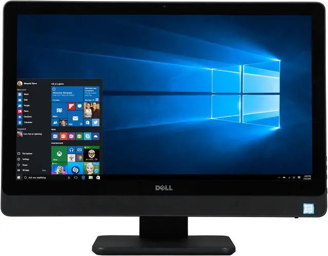 Alt view image 2 of 8 - DELL All-in-One Computer Inspiron i5459-4020SLV Intel Core i5-6400T 8GB DDR3 1TB HDD 23.8" Touchscreen Windows 10 Home 64-Bit