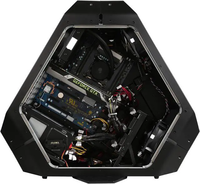 Alt view image 7 of 10 - Alienware Desktop Computer a51R2-1471SLV Intel Core i7-5820K 8GB DDR4 2TB HDD NVIDIA GeForce GTX 980 4 GB Windows 10 Home 64-Bit