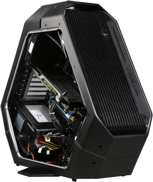 Alt view image 9 of 10 - Alienware Desktop Computer a51R2-1471SLV Intel Core i7-5820K 8GB DDR4 2TB HDD NVIDIA GeForce GTX 980 4 GB Windows 10 Home 64-Bit