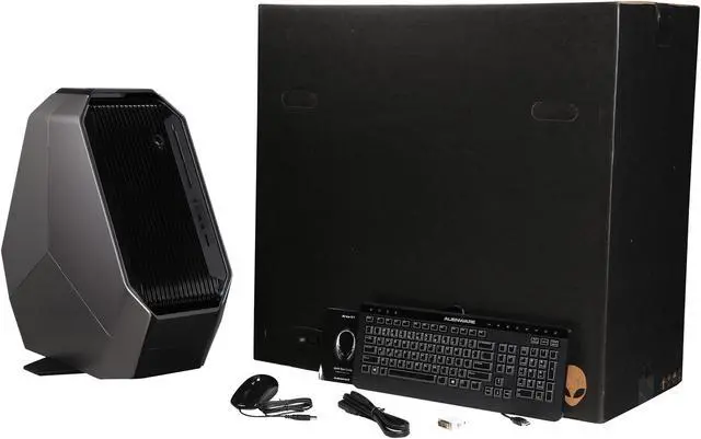 Alt view image 10 of 10 - Alienware Desktop Computer a51R2-1471SLV Intel Core i7-5820K 8GB DDR4 2TB HDD NVIDIA GeForce GTX 980 4 GB Windows 10 Home 64-Bit