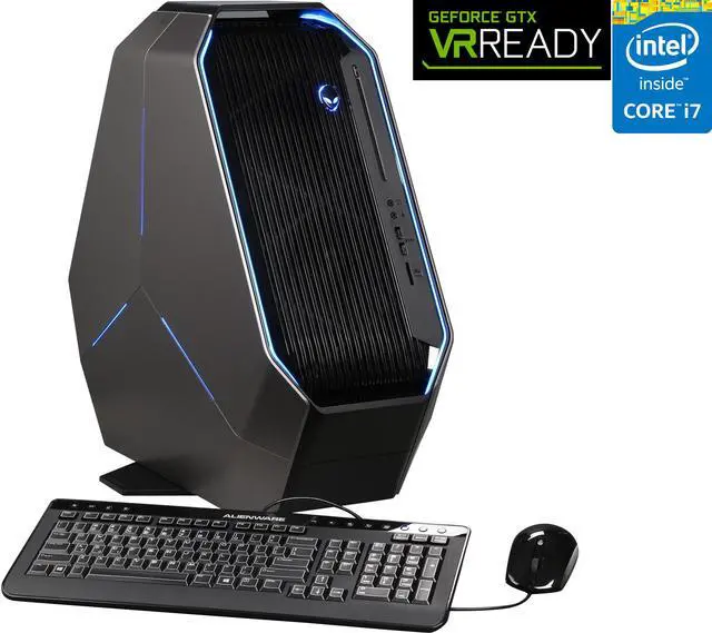 Main image of Alienware Desktop Computer a51R2-1471SLV Intel Core i7-5820K 8GB DDR4 2TB HDD NVIDIA GeForce GTX 980 4 GB Windows 10 Home 64-Bit