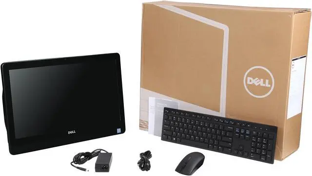 Alt view image 8 of 8 - DELL All-in-One Computer Inspiron i3059-3156BLK Intel Core i3-6100U 4 GB DDR3L 1TB HDD 19.5" Touchscreen Windows 10 Home 64-Bit