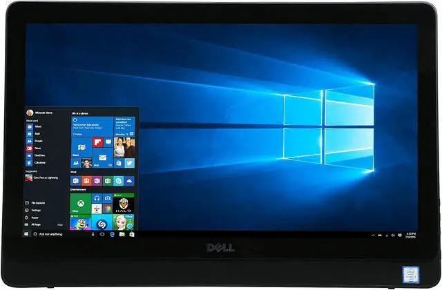 Alt view image 2 of 8 - DELL All-in-One Computer Inspiron i3059-3156BLK Intel Core i3-6100U 4 GB DDR3L 1TB HDD 19.5" Touchscreen Windows 10 Home 64-Bit