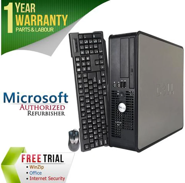 Refurbished: DELL Desktop Computer 745 Intel Core 2 Duo E4400 4GB DDR2 ...