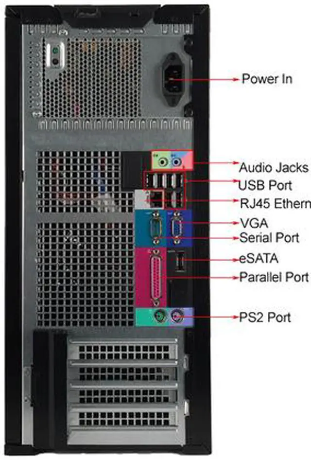 Alt view image 4 of 4 - DELL Desktop Computer 980 8GB DDR3 320GB HDD Intel HD Graphics Windows 7 Professional 64-bit