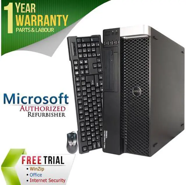 Refurbished: DELL Desktop Computer Precision T3600 Intel