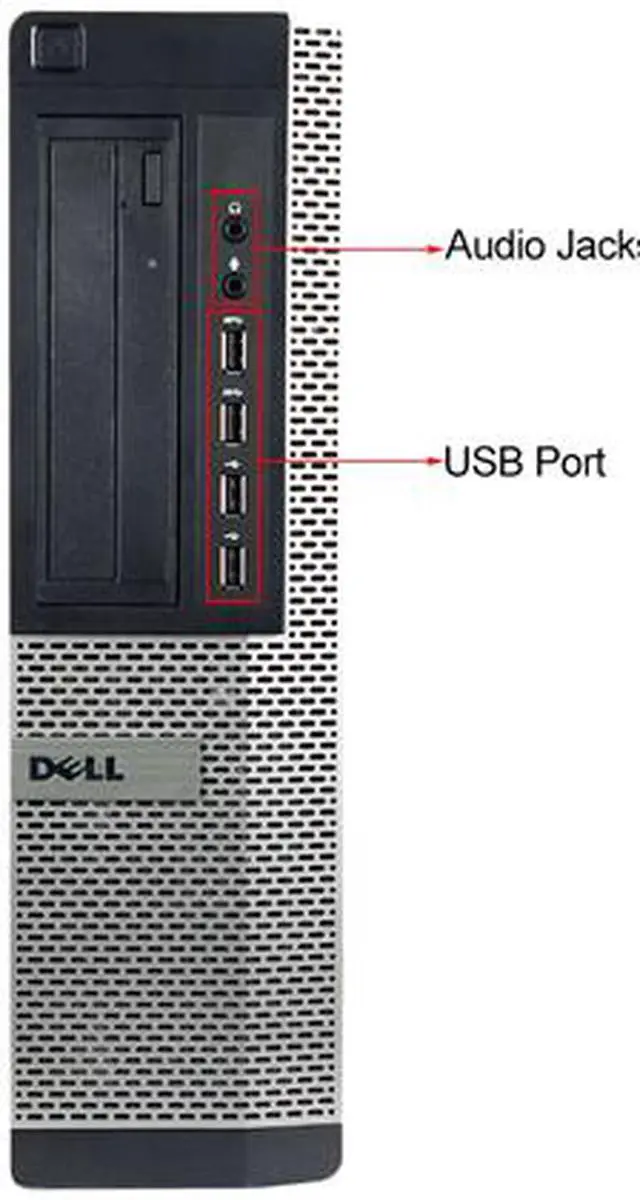 Alt view image 3 of 4 - DELL Desktop Computer 7010 Intel Core i5-3450 8GB DDR3 1TB HDD Intel HD Graphics 2500 Windows 7 Professional 64-bit