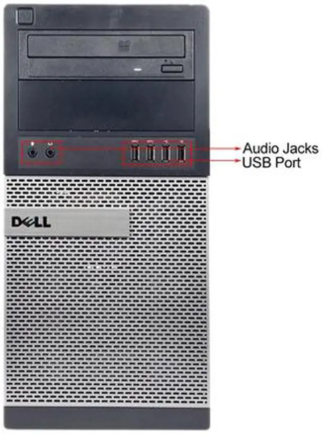 Alt view image 3 of 4 - DELL Desktop Computer 7010 Intel Core i5-3450 16GB DDR3 1TB HDD Intel HD Graphics 2500 Windows 7 Professional 64-bit