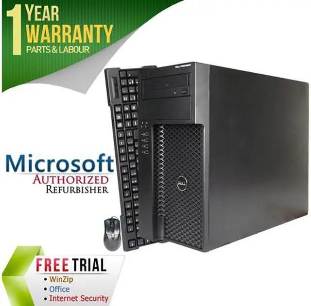 Refurbished: DELL Desktop Computer Precision T1650 Intel Core i7
