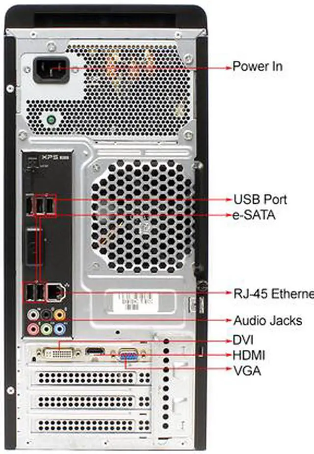 Alt view image 4 of 4 - DELL Desktop Computer XPS 8300 Intel Core i5-2300 4GB DDR3 1TB HDD Intel HD Graphics 2000 Windows 7 Professional 64-bit