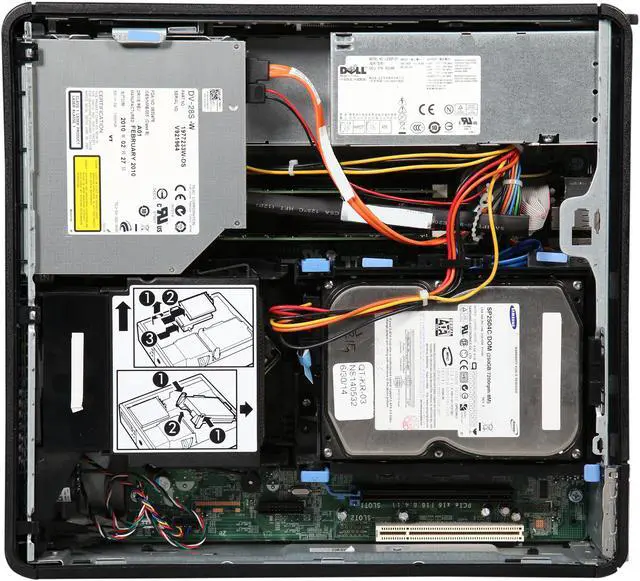 Alt view image 6 of 10 - DELL Desktop Computer 780 3.00GHz 4 GB 250GB HDD Windows 7 Professional 64-Bit