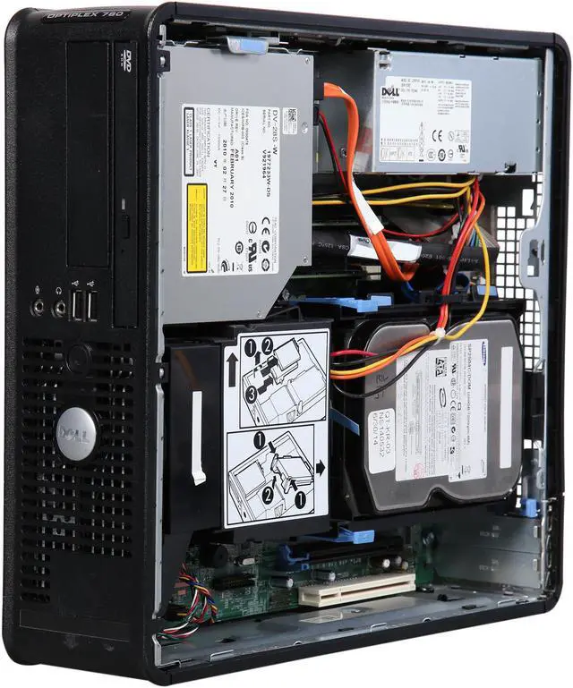 Alt view image 7 of 10 - DELL Desktop Computer 780 3.00GHz 4 GB 250GB HDD Windows 7 Professional 64-Bit