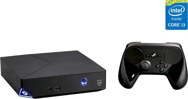 Main image of Desktop Computer Alienware ASM100-980 Intel Core i3 4170T (3.20 GHz) 4 GB DDR3 500 GB HDD NVIDIA GeForce GTX 2 GB GDDR5 SteamOS