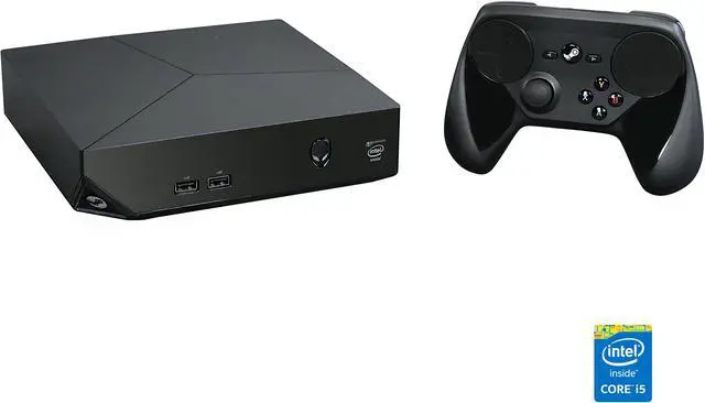 Main image of Desktop Computer Alienware ASM100-4980BLK Intel Core i5 4590T (2.0 GHz) 8 GB DDR3 1 TB HDD NVIDIA GeForce GTX 2 GB GDDR5 SteamOS