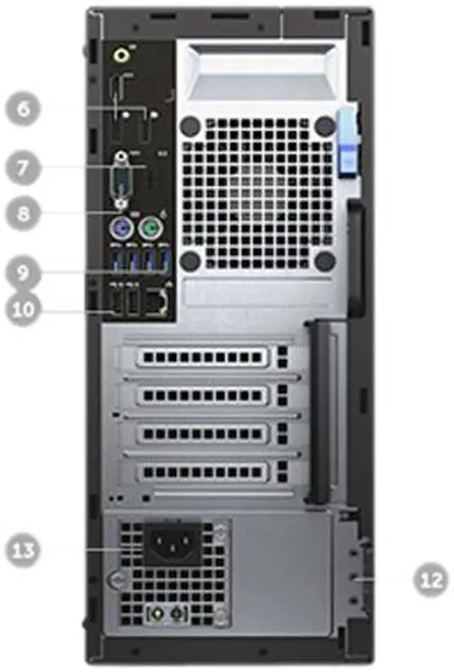 Alt view image 3 of 3 - Dell OptiPlex 7040 Desktop Computer - Intel Core i7 - Mini-tower