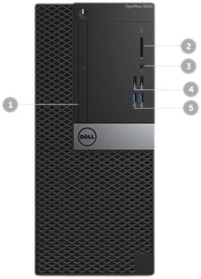 Alt view image 2 of 3 - Dell OptiPlex 7040 Desktop Computer - Intel Core i7 - Mini-tower