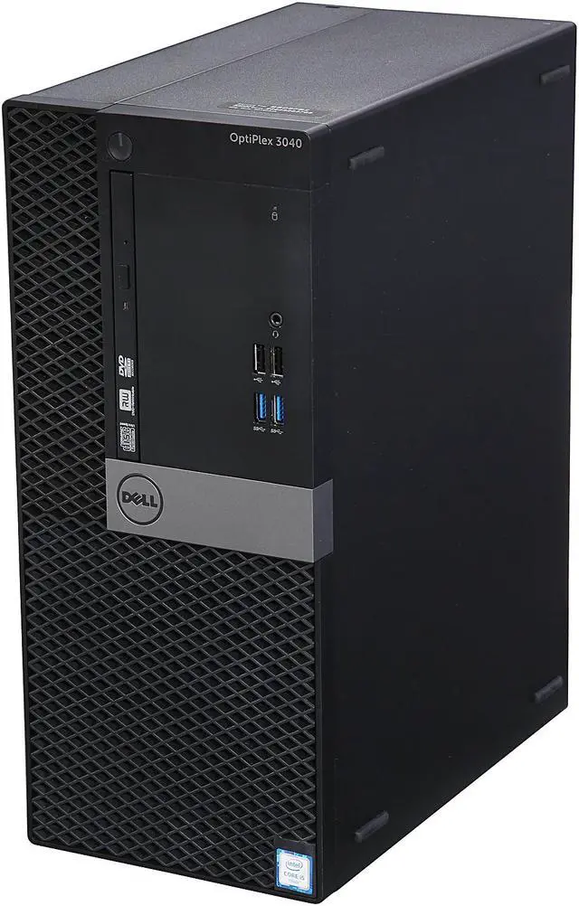 Alt view image 3 of 10 - DELL Desktop Computer OptiPlex 3040 (C3JTP) Intel Core i5-6500 8 GB DDR3L 1TB HDD Intel HD Graphics 530 Windows 7 Professional 64-Bit (Includes Windows 10 Pro License)