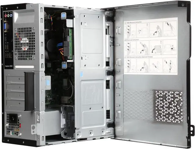 Alt view image 6 of 8 - DELL Desktop Computer Inspiron 3650 i3650-635SLV Intel Core i5-6400 8 GB DDR3L 1TB HDD Intel HD Graphics 530 Windows 10 Home 64-Bit