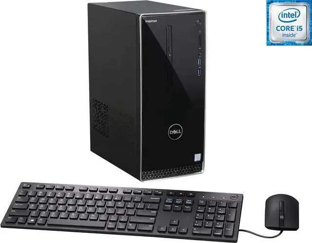 Main image of DELL Desktop Computer Inspiron 3650 i3650-635SLV Intel Core i5-6400 8 GB DDR3L 1TB HDD Intel HD Graphics 530 Windows 10 Home 64-Bit
