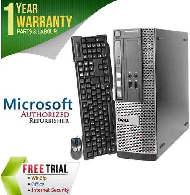 Main image of DELL Desktop Computer 390 Intel Pentium G630 4GB DDR3 250GB HDD Windows 7 Professional 64-bit