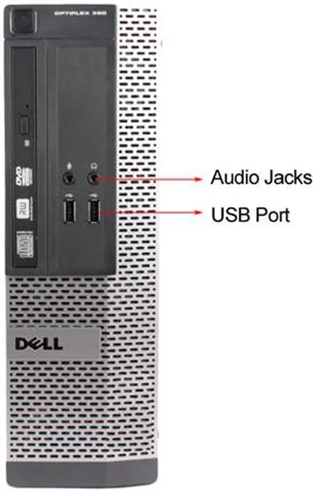 Alt view image 3 of 4 - DELL Desktop Computer 390 Intel Pentium G630 4GB DDR3 250GB HDD Windows 7 Professional 64-bit
